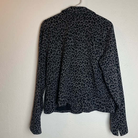 Lane Bryant leopard print blazer size 14 - Picture 4 of 5